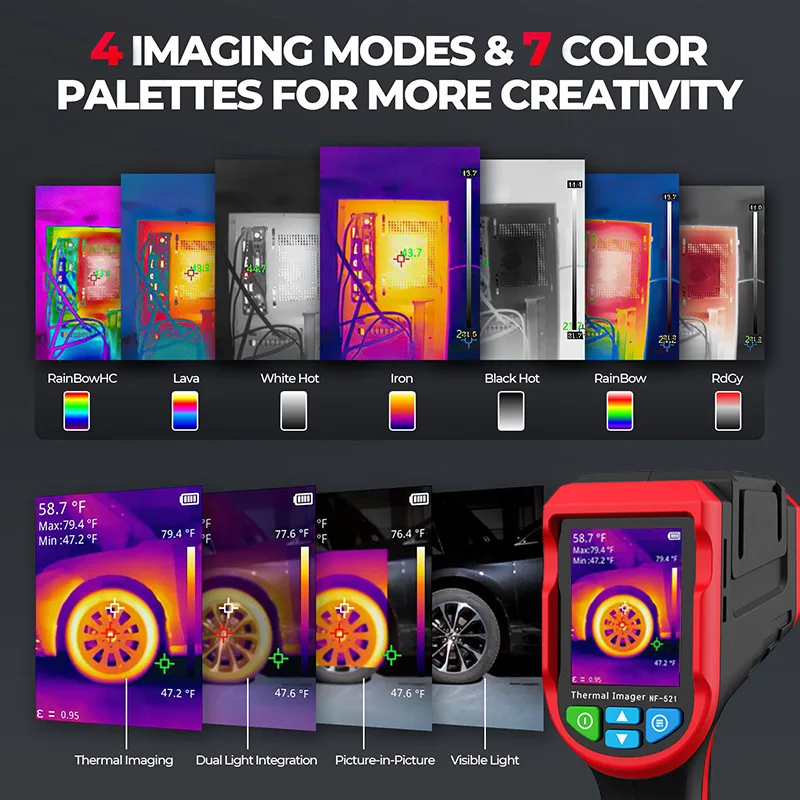 NOYAFA NF-521 กล้องถ่ายภาพความ - Nf 521 Thermal Imaging Camera บทวิจารณ์และราคา