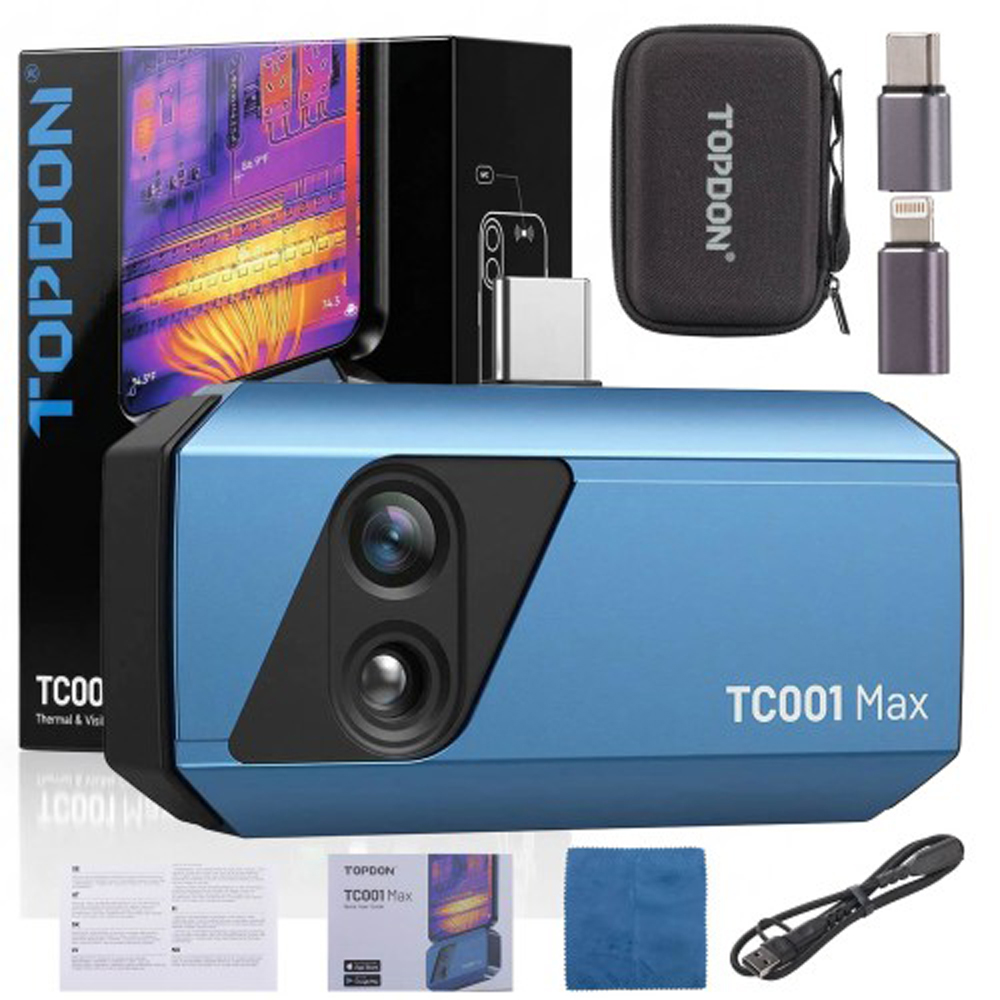 กล้องถ่ายภาพความร้อนแบบเลนส์คู - Topdon Tc001 Thermal Camera บทวิจารณ์และราคา
